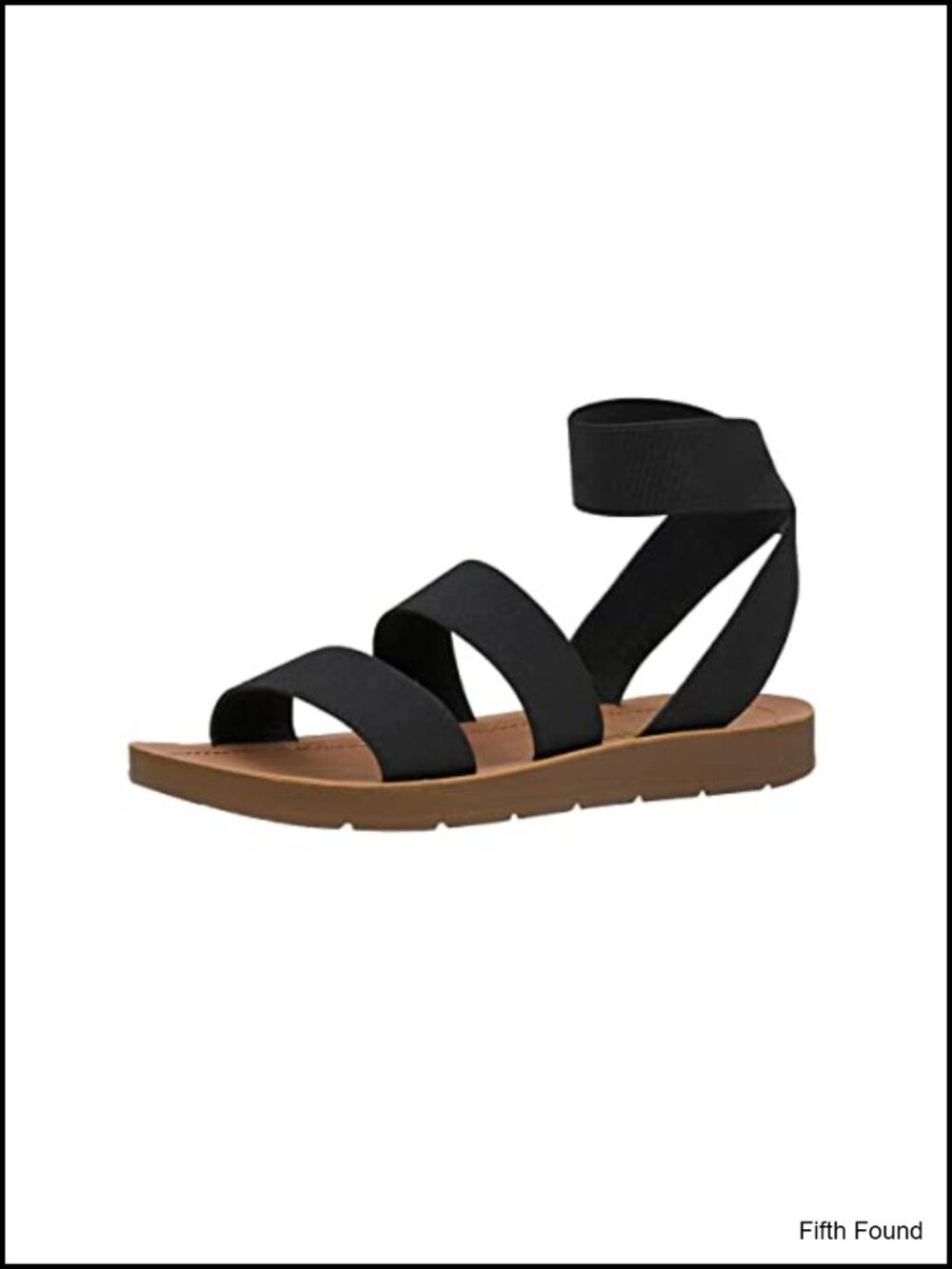 Strappy Flat Sandals with Arch Support and Memory Foam